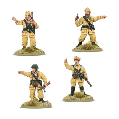 Bolt Action Italian Paracadutisti Platoon Commanders – Warlord Games 28mm Miniatures