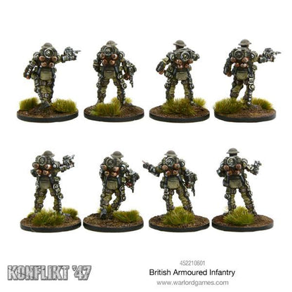 Konflikt '47: British Armoured Infantry Section – Galahad Suits