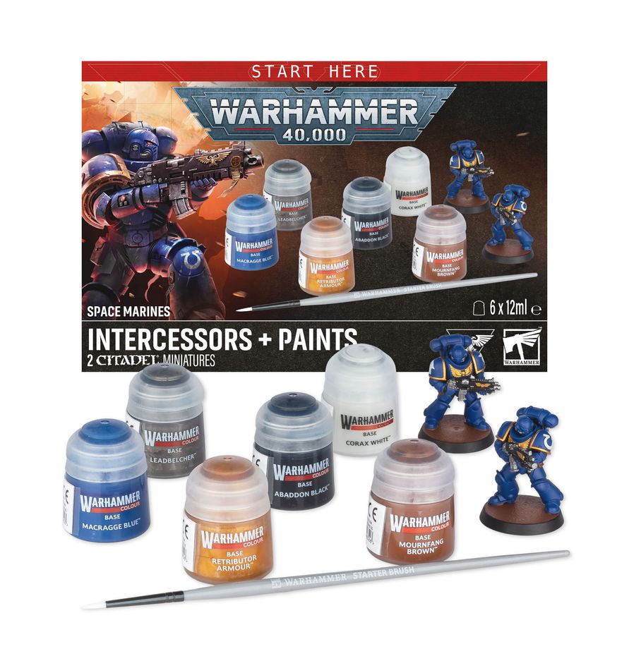 Space Marines: Intercessors Paint Set