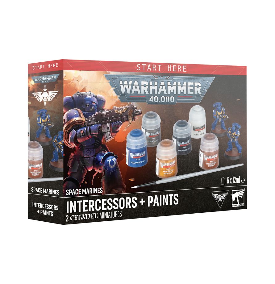 Space Marines: Intercessors Paint Set