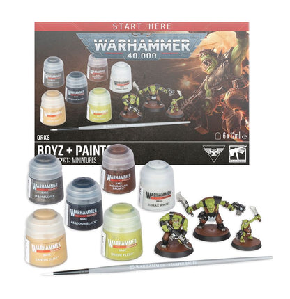 Warhammer Boyz + Paints