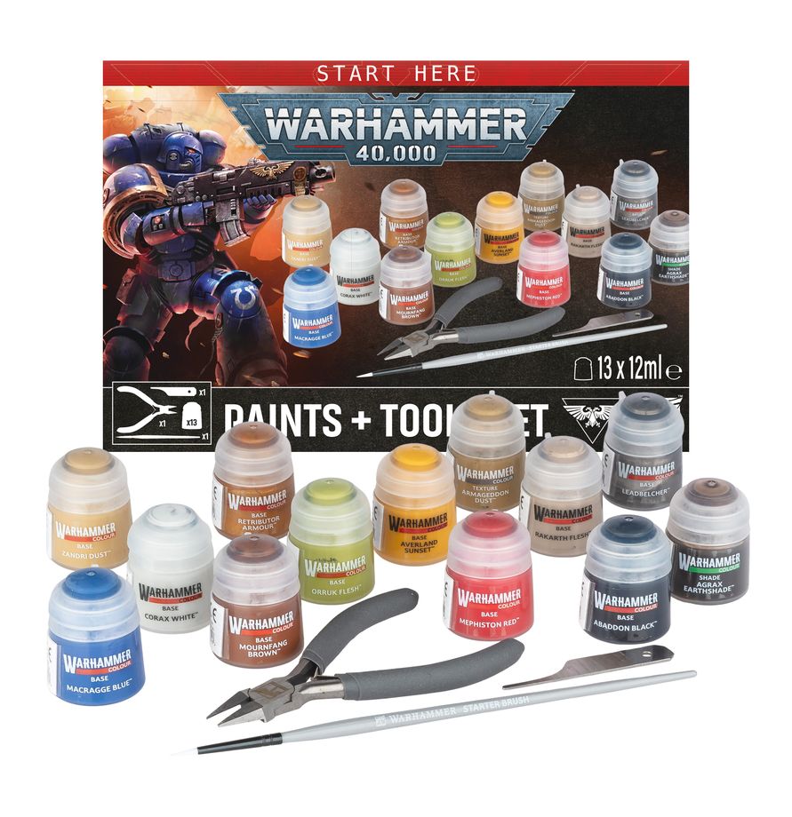 Warhammer 40,000: Paints & Tools Set