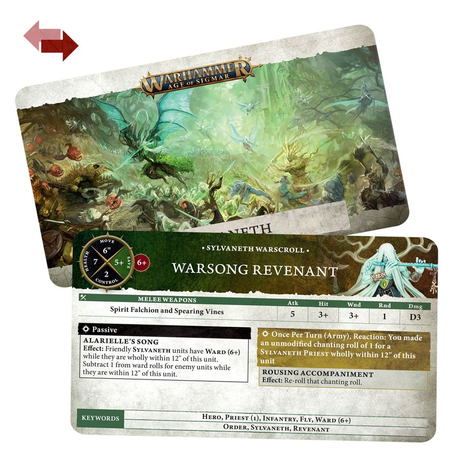 Sylvaneth Warscroll Cards