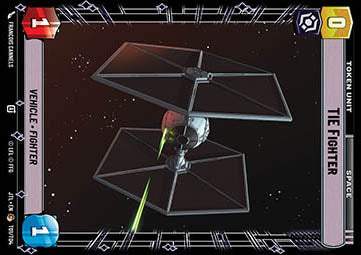 Star Wars Unlimited Shield Generator Complex // TIE Fighter (20 // T01) double-sided card showing a shield generator base and a TIE Fighter starship from the Star Wars Unlimited trading card game