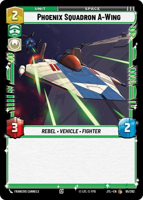 Star Wars Unlimited Phoenix Squadron A-Wing (95) trading card