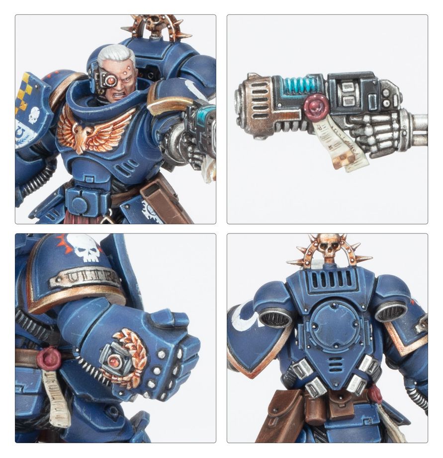 Warhammer 40K Space Marines Lieutenant with Storm Shield
