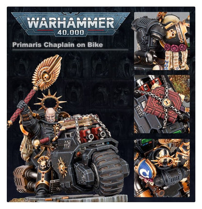Warhammer 40K Space Marines Primaris Chaplain on Bike – Games Workshop
