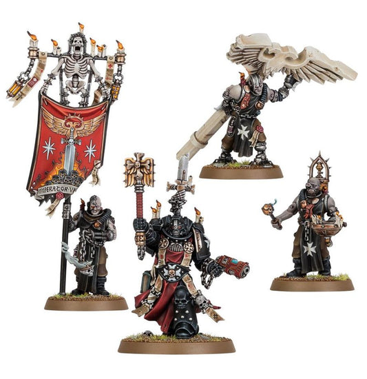 Warhammer 40,000 — Black Templars: Chaplain Grimaldus & Retinue