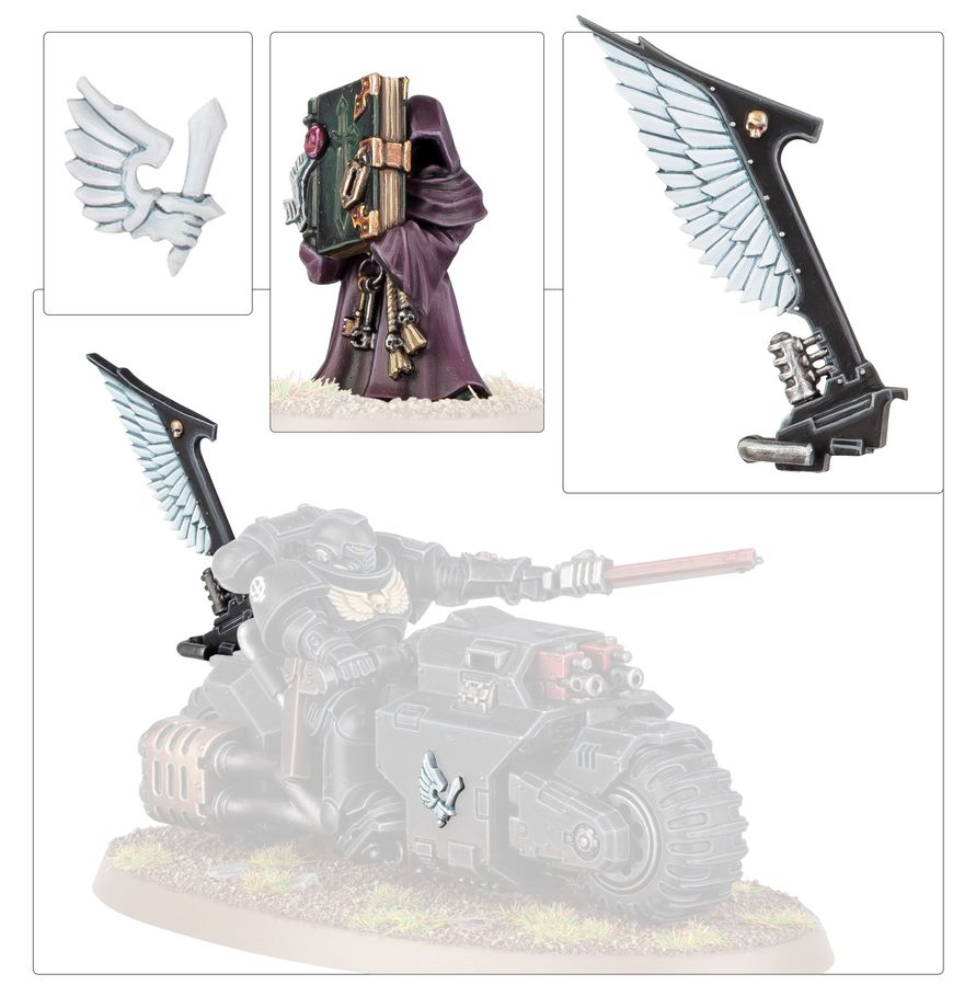 Warhammer 40K Dark Angels Upgrades and Transfers Set