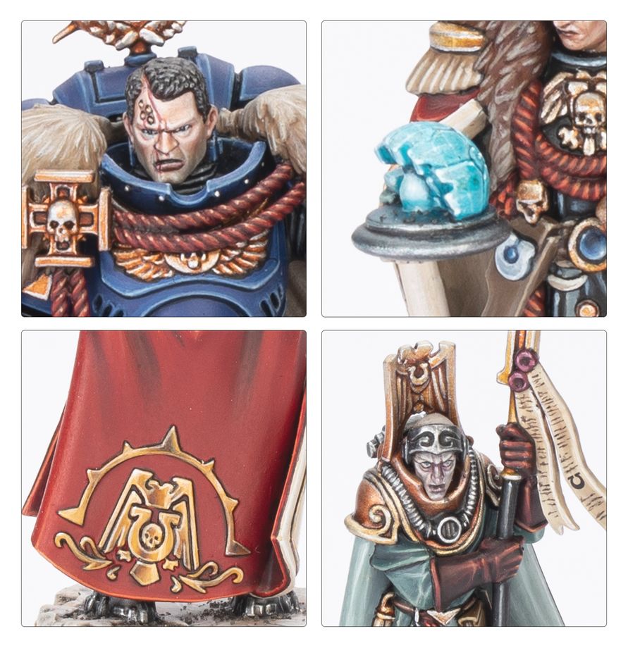 Space Marines Captain Titus and the wardens of Ultramar