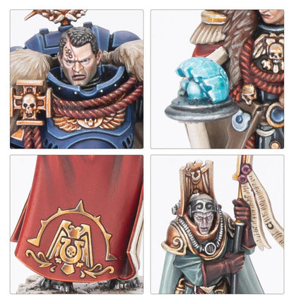 Space Marines Captain Titus and the wardens of Ultramar