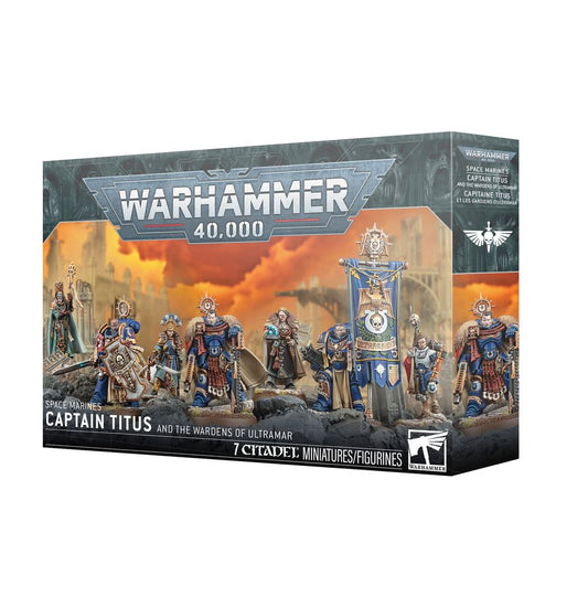 Space Marines Captain Titus and the wardens of Ultramar