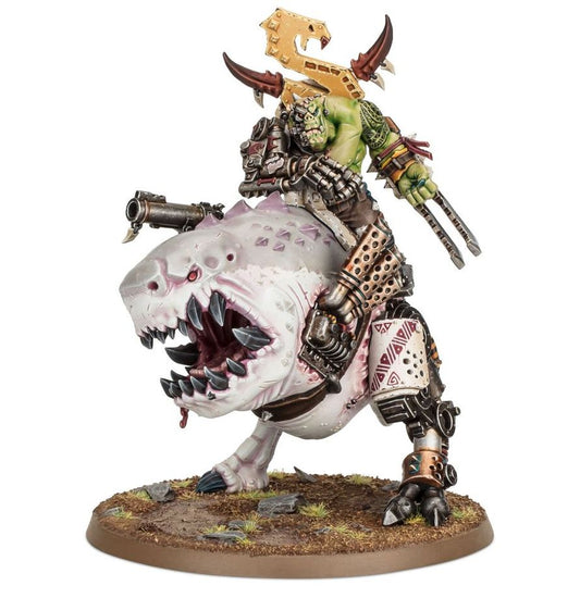 Warhammer 40,000 Orks: Mozrog Skragbad / Beastboss on Squigosaur