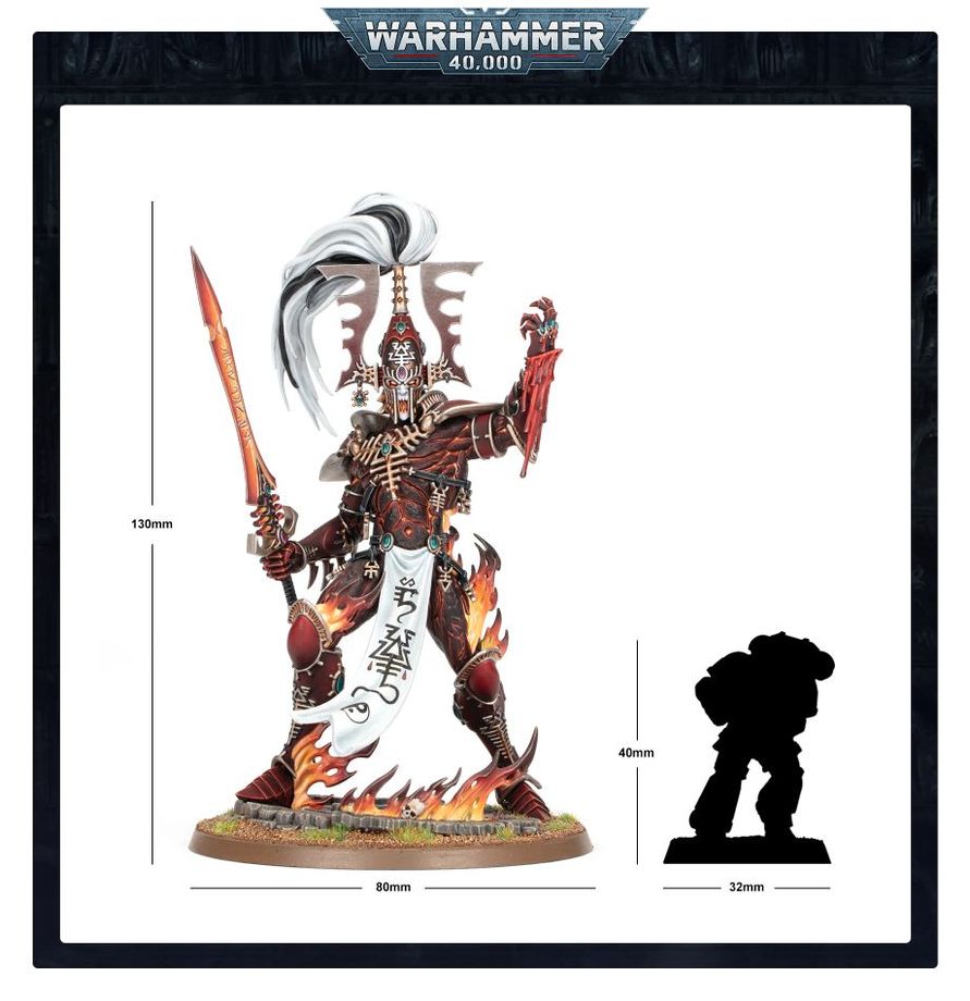 Warhammer 40K Aeldari Avatar of Khaine