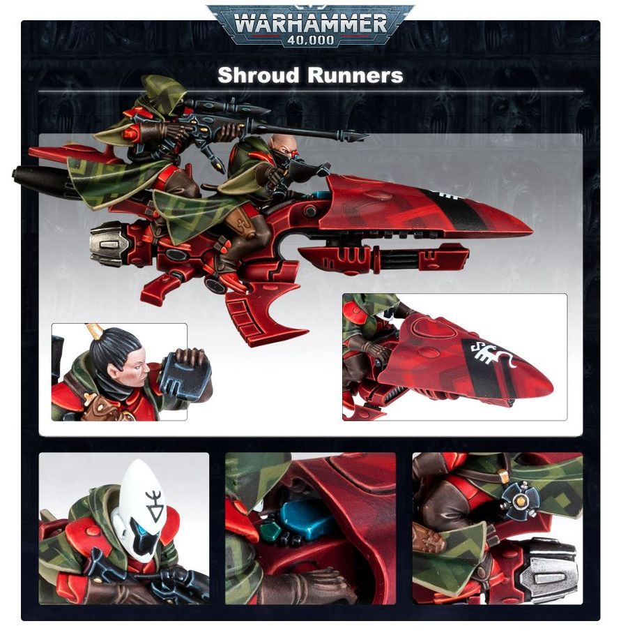 Warhammer 40K Aeldari Shroud Runners