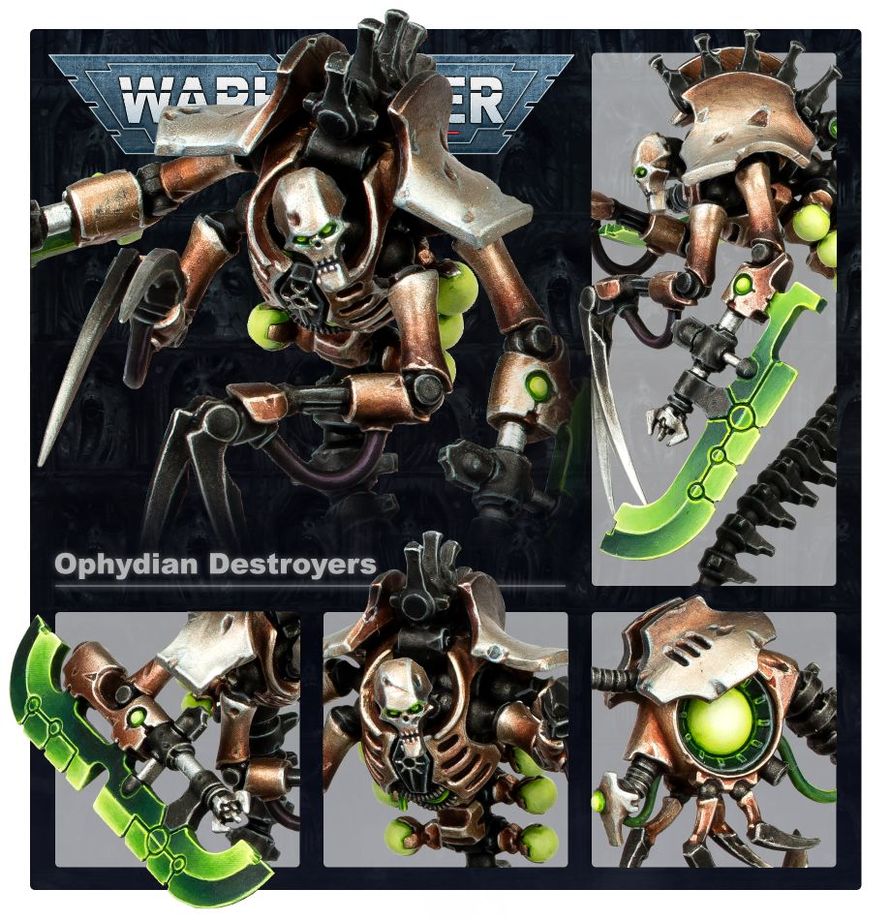 Warhammer 40,000 Necrons: Ophydian Destroyers