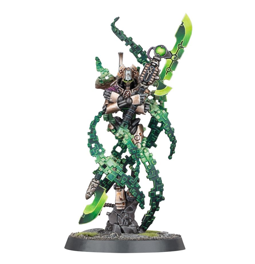 Warhammer 40,000 Necrons: Overlord with Translocation Shroud