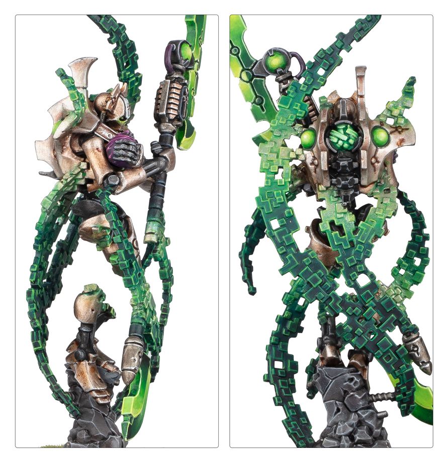 Warhammer 40,000 Necrons: Overlord with Translocation Shroud