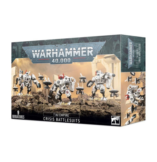T'au Empire: XV8 Crisis Battlesuit Team