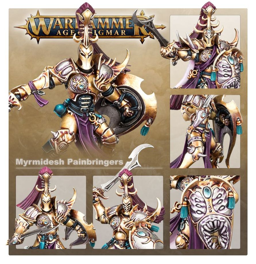 Warhammer Age of Sigmar Hedonites of Slaanesh: Myrmidesh Painbringers / Symbaresh Twinsouls