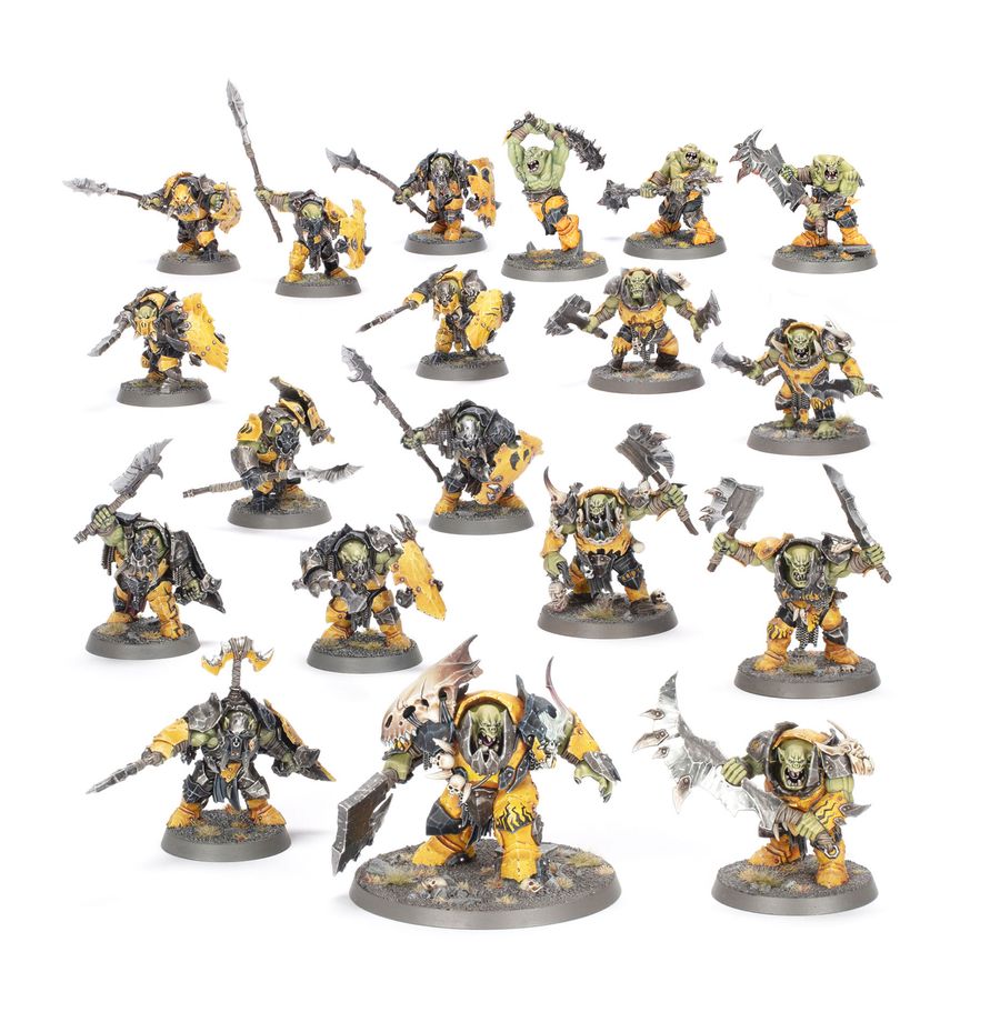 Spearhead Orruk Warclans Ironjawz Bigmob – Age of Sigmar Miniature Set