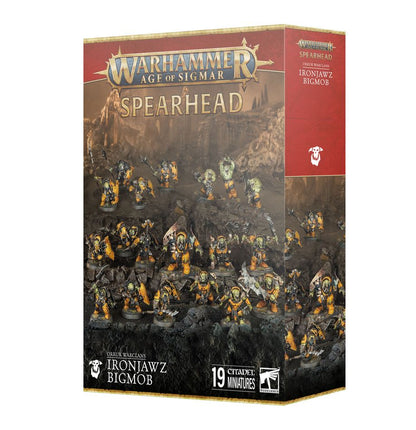 Spearhead Orruk Warclans Ironjawz Bigmob – Age of Sigmar Miniature Set
