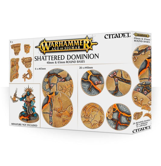 Age Of Sigmar: Shattered Dominion Bases: 65 & 40mm Round