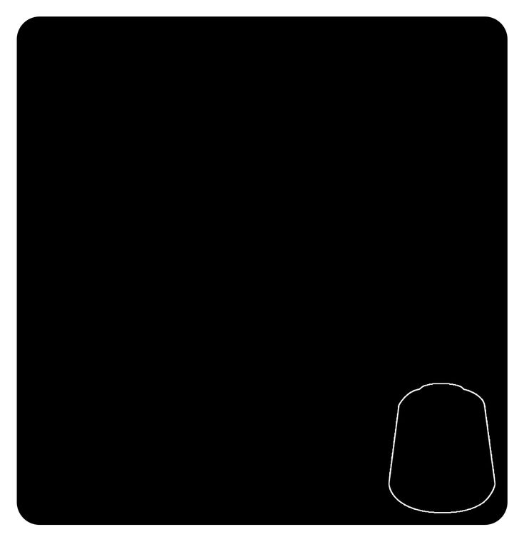 Warhammer Base Paint: Abaddon Black 12ml