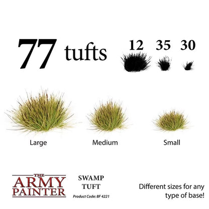 The Army Painter Swamp Tuft — Basing Tufts for Miniatures (77 Tufts)