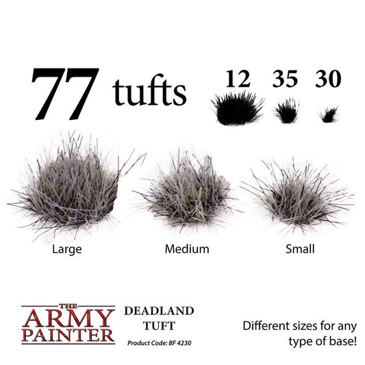 The Army Painter Deadland Tuft — Basing Tufts for Miniatures (77 Tufts)