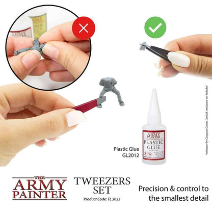 The Army Painter Tweezers Set – 2x Precision Hobby Tweezers