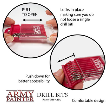 The Army Painter Drill Bits – 10-Piece Miniature Drill Bit Set