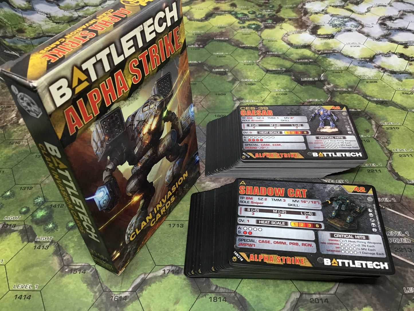 Battle Tech Alpha Strike Clan Invasion Cards