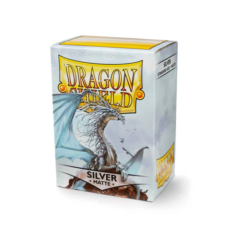 Dragon Shield Silver Matte Card Sleeves
