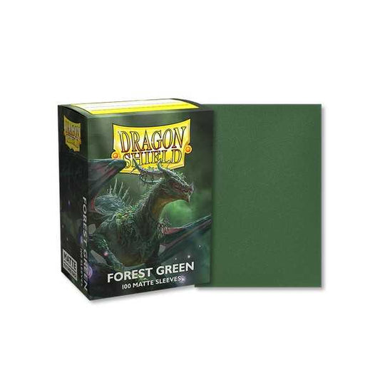 Dragon Shield Card Sleeves Matte Forest Green