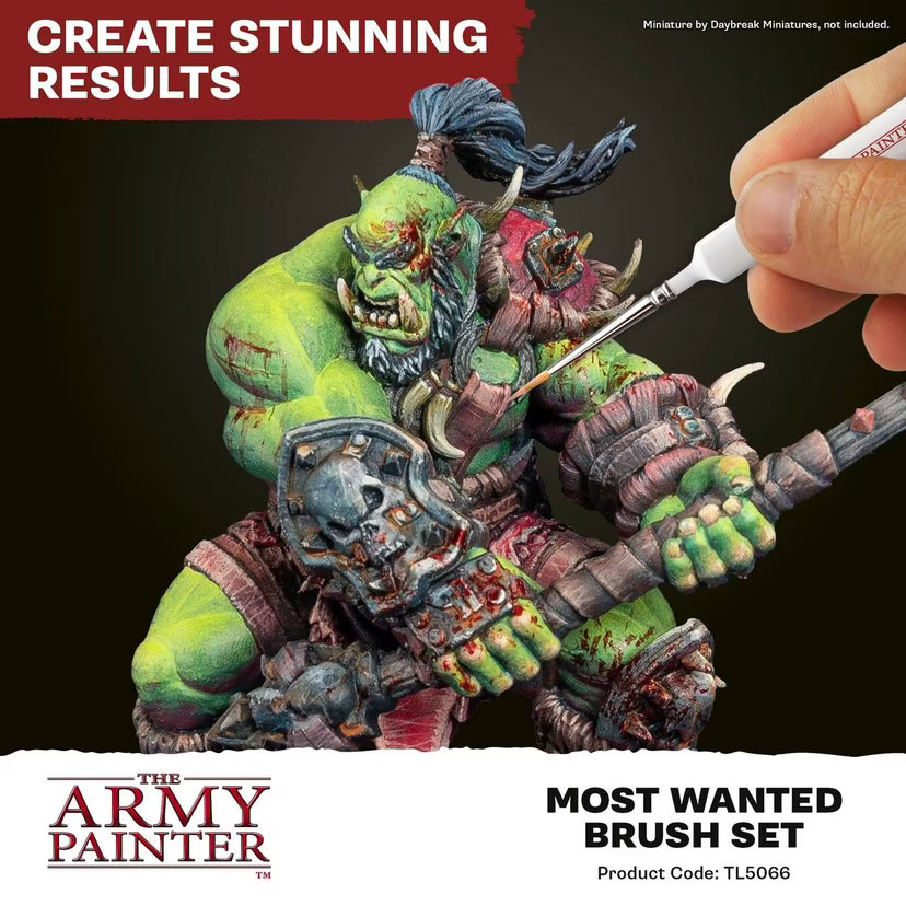 The Army Painter Most Wanted Brush Set – 3 Sable Miniature Brushes
