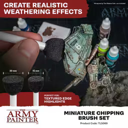 Army Painter Miniature Chipping Brush Set