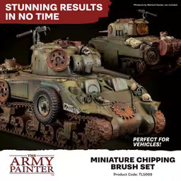 Army Painter Miniature Chipping Brush Set