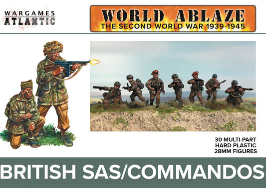 Wargames Atlantic 28mm British SAS/Commandos