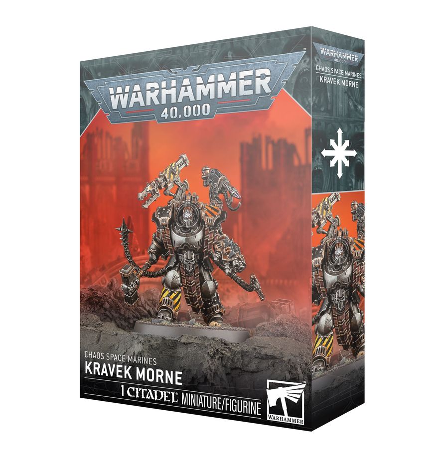 Chaos Space Marines Kravek Morne – Warhammer 40K plastic miniature by Games Workshop