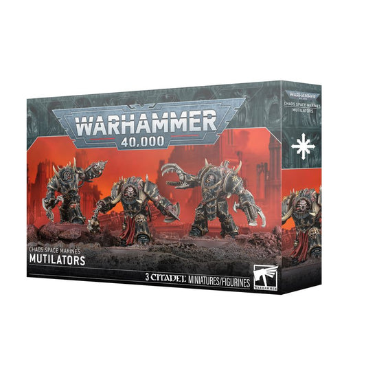 Chaos Space Marines Mutilators – Warhammer 40K plastic miniatures by Games Workshop