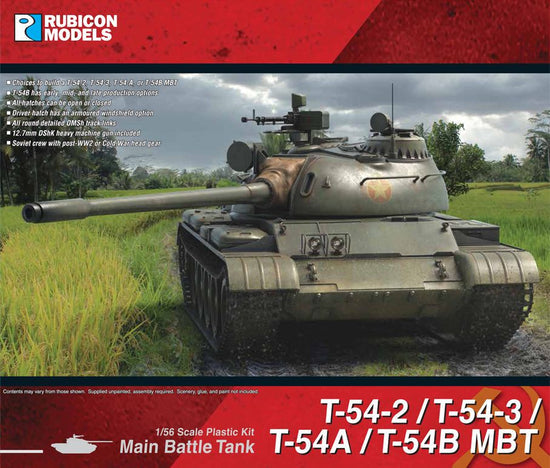 Soviet T-54-2 / T-54-3 / T-54A / T-54B MBT