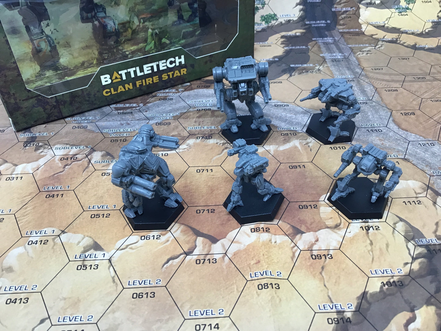 Battletech Mini Force Pack: Clan Fire Star