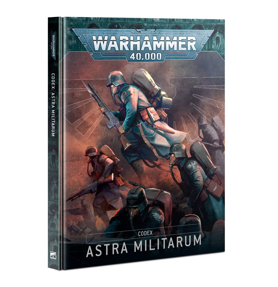 Warhammer 40K Codex: Astra Militarum 10th Edition – official Games Workshop hardback rulebook for Imperial Guard from Partisan Games UK small shop