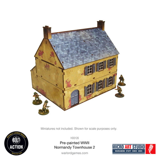 Micro Art Studios: Pre-painted WW2 Normandy Townhouse 2