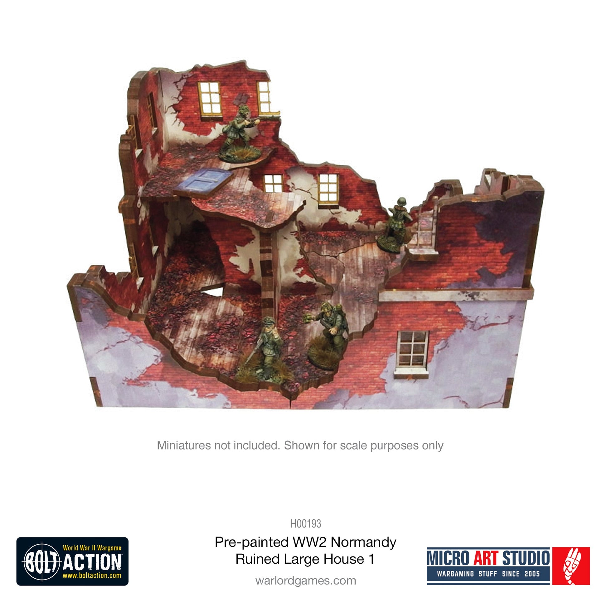 WW2 Normandy Ruined Large House