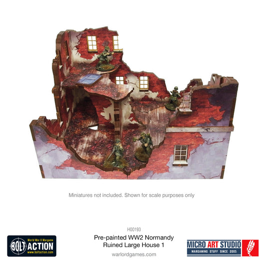 WW2 Normandy Ruined Large House