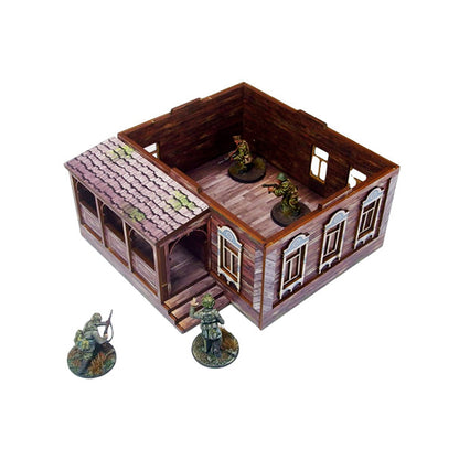 WW2 Ostfront Village Doma – Pre-Painted HDF Terrain (x2)