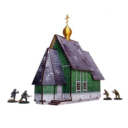 WW2 Ostfront Tserkov – Pre-Painted Eastern Front Church Terrain