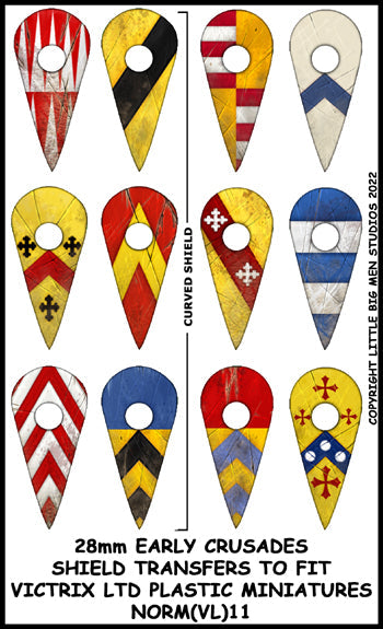 Early Crusades Shield Transfers